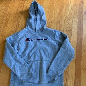 Champion Youth Embroidered Logo Hoodie, XL